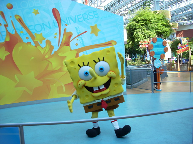 Sponge Bob At The Mall Of America