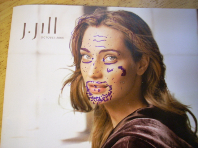 Sometimes I Like To Draw On The J. Jill Catalogue