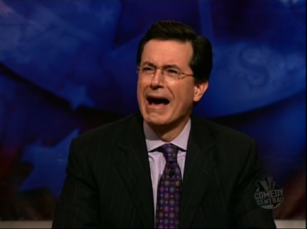 Colbert Cries