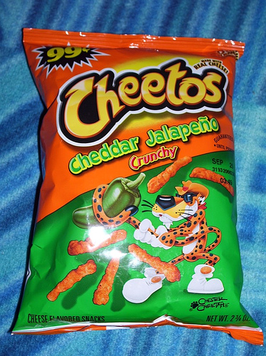 Cheddar Jalape–o Cheetos