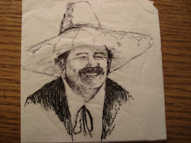 sombrero pencil drawing