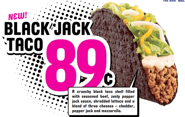 Get a Free Black Jack Taco from Taco Bell