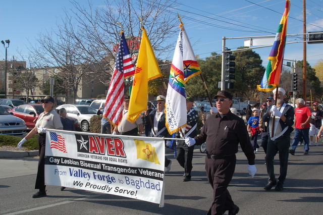 Gay Veterans March in Local Parade for the First Time