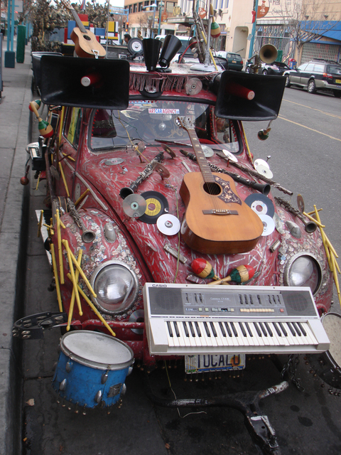 Astounding Art Cars Downtown Right Now