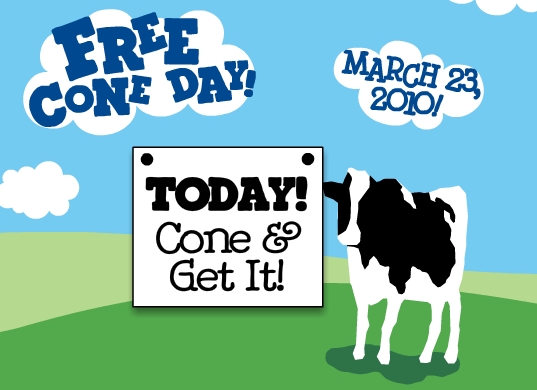 Today Is Free Cone Day At Ben and JerryÕs
