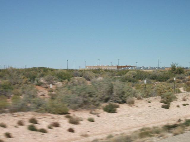 Otero County Processing Center in distance