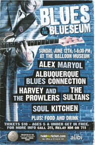 Blues at the Blueseum has been canceled and rescheduled for June 26