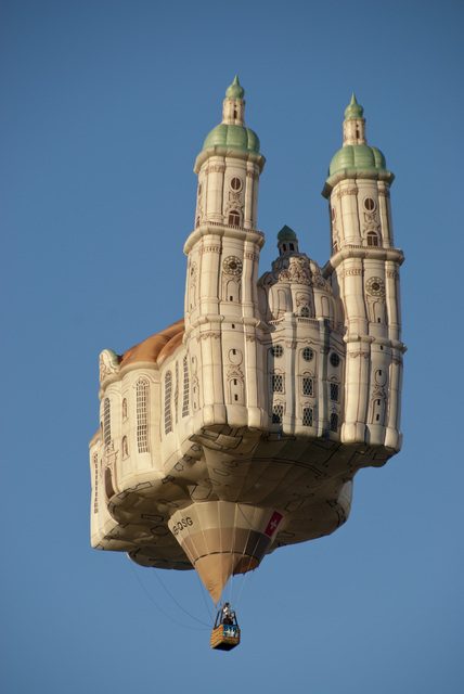 St. Gall cathedral balloon