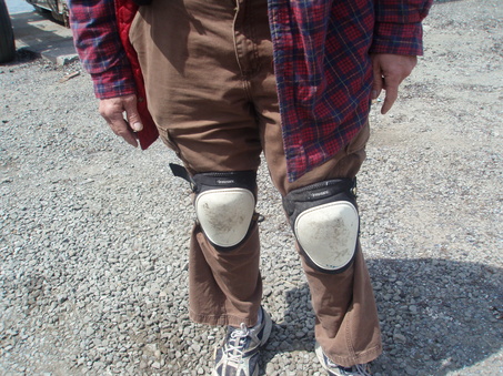 RowdyÕs Dream Blog #240: I am wearing knee pads.