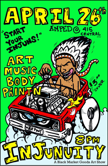 Art party tonight at Amped