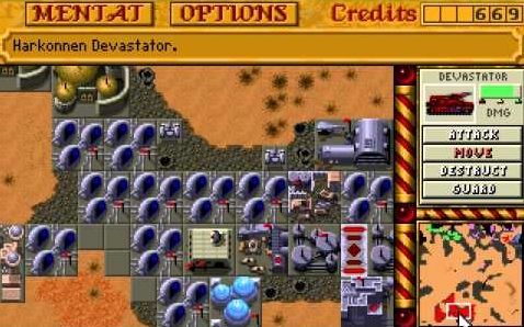 Webgame Wednesday. Dune II: The Building of a Dynasty
