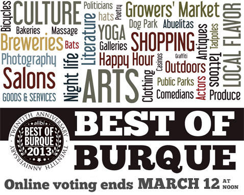 We need your votes for the 20th Annual Best of Burque poll!