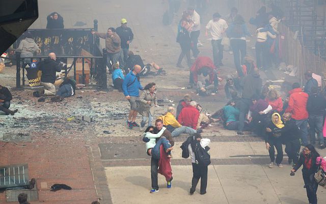 Aftermath of Boston Marathon Attack