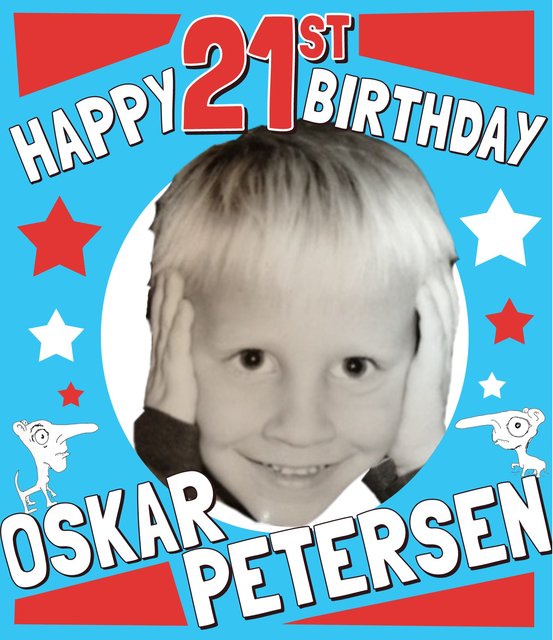 Happy Birthday Oskar Aage Sonnenberg Petersen!