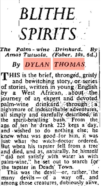 The gods are crazy in Amos TutuolaÕs The Palm-Wine Drinkard