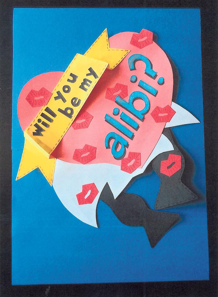 J. Grisham’s Valentine’s Day card