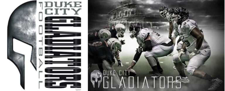 Duke City Gladiators logos