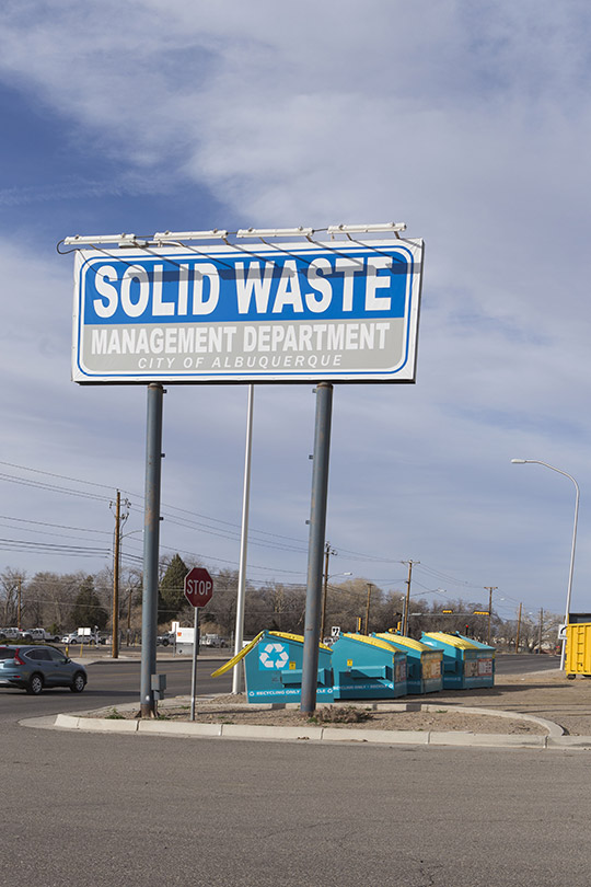 Solid Waste sign