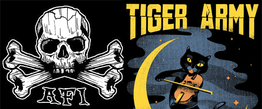 AFI and Tiger Army art
