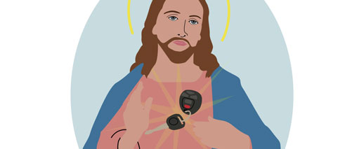 Jesus with keys