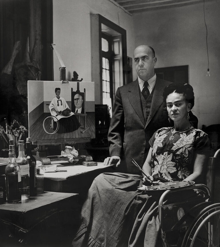 Frida Kahlo and Juan Farill, 1951