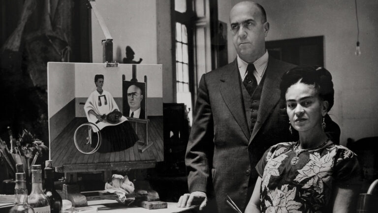 Frida Kahlo and Juan Farill, 1951