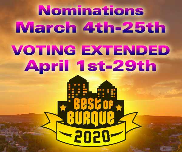 Now accepting nominations for Best of Burque 2020