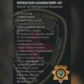 Operation Legend stats
